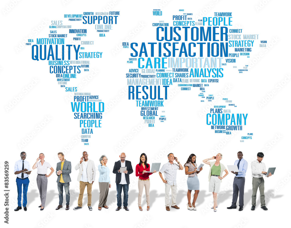 Customer Satisfaction Reliability Quality Service Concept Customer Satisfaction Reliability Quality Service Concept