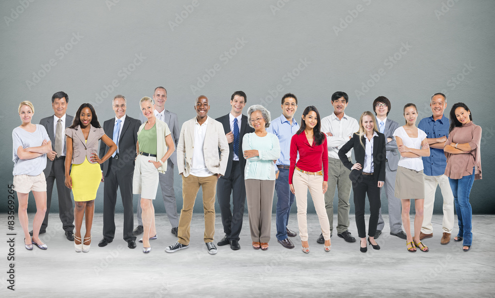Obraz premium Diversity People Aspiration Community Group Concept