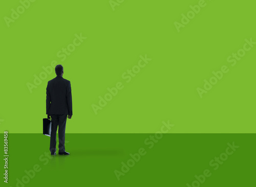 Businessman Professional Occupation Looking Standing Concept