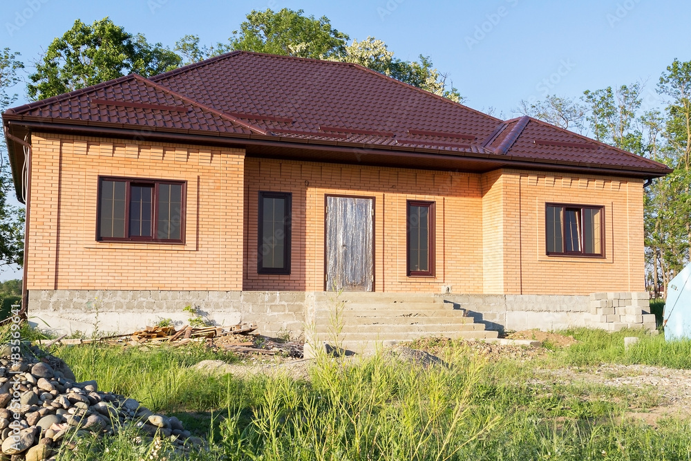 Naklejka premium Building a new home