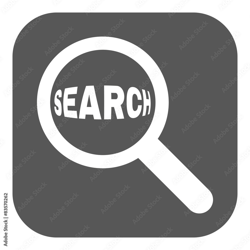 Search icon. Magnifier symbol. Flat Search icon. Magnifier symbol. Flat