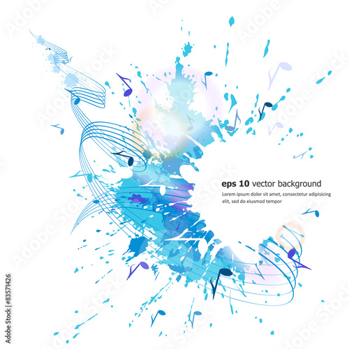 Abstract musical background
