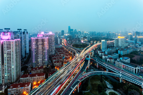 Photography overpass at night