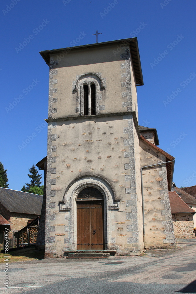 Eglise de Meuzac.(Haute-Vienne)