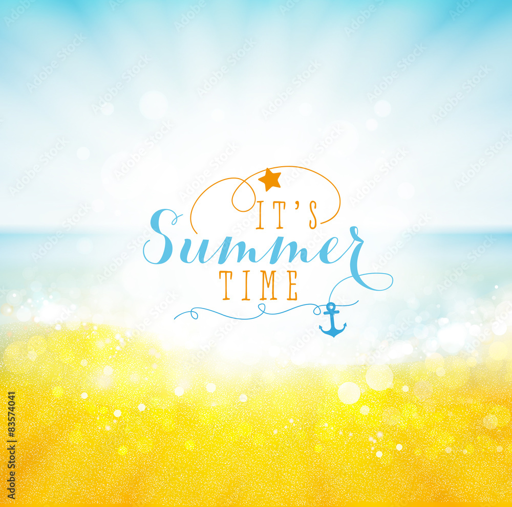 Naklejka premium Abstract Summer Background