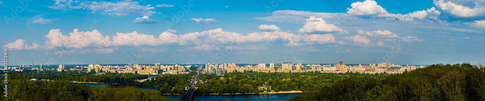 Kiev panorama. View from high point. Ukraine