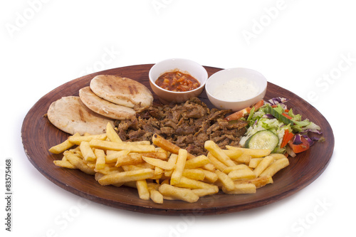 Shawarma dish