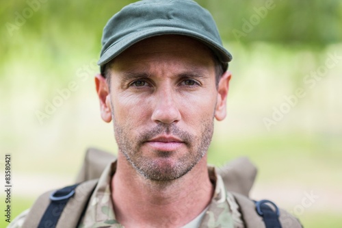 Soldier looking at camera © WavebreakMediaMicro