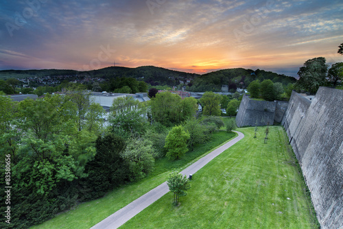 Bielefeld - sunset at Sparrenburg