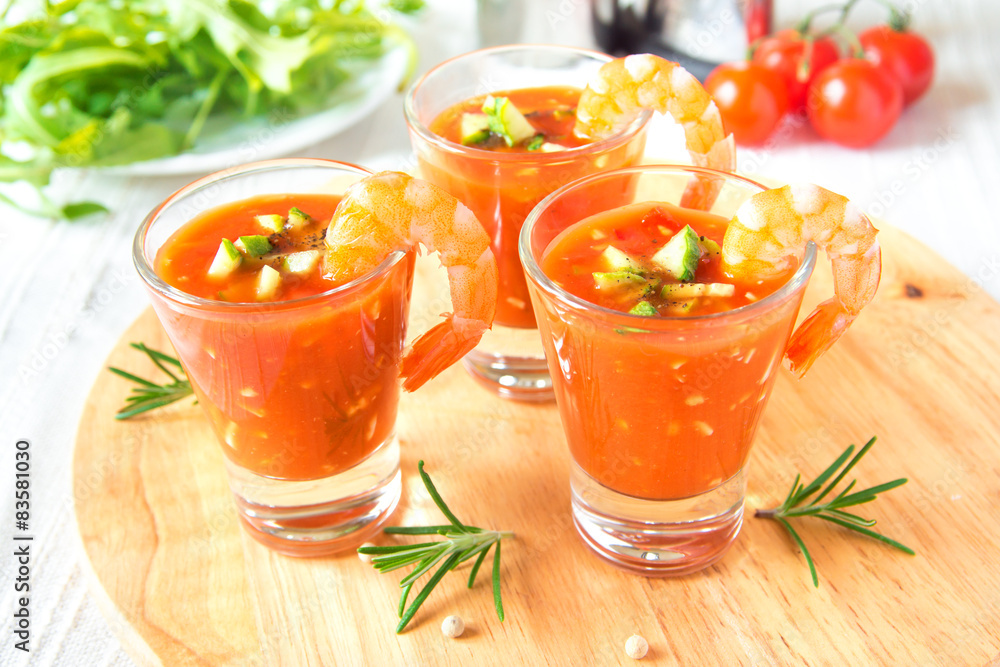 gazpacho with prawns gazpacho with prawns