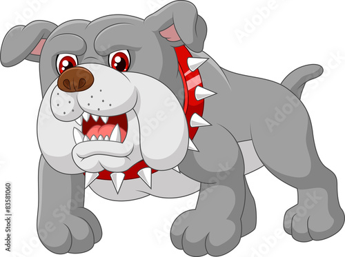 Cartoon guard dog house.vector illustration 