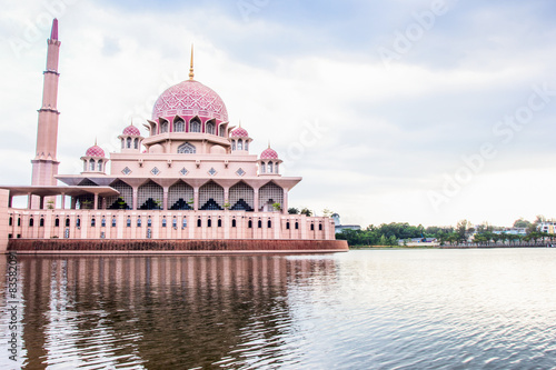 Putra Mosque located in Putrajaya city the new Federal Territory
