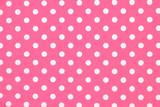 Pink polka dot fabric