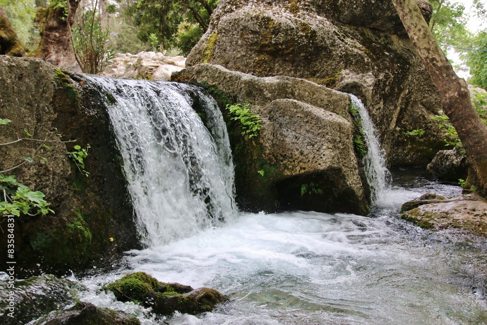 Beautiful view of waterfall