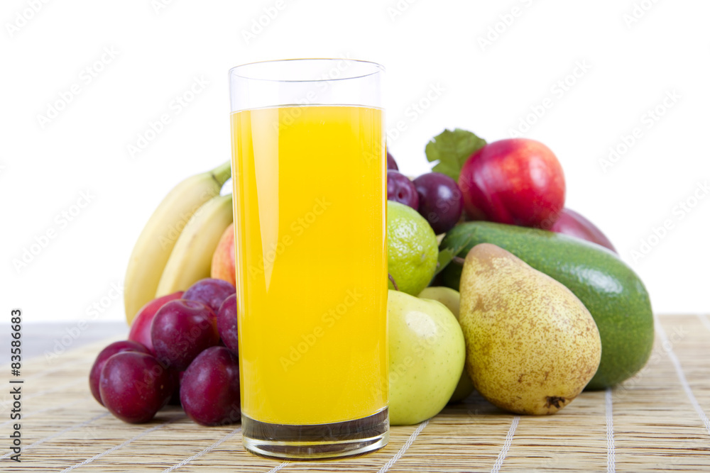fruits and juice fruits and juice