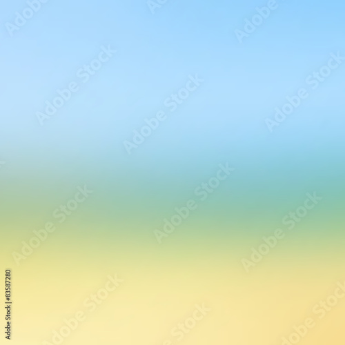 Abstract colorful blurred vector background. Sea and sky style