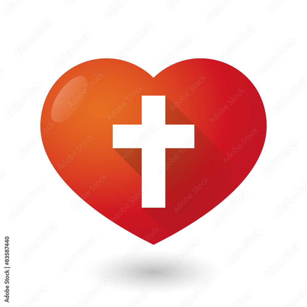 Heart icon with a cross Heart icon with a cross