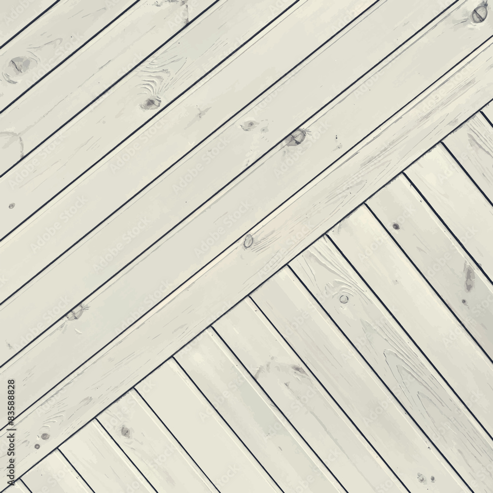 Obraz premium White Diagonal Planks