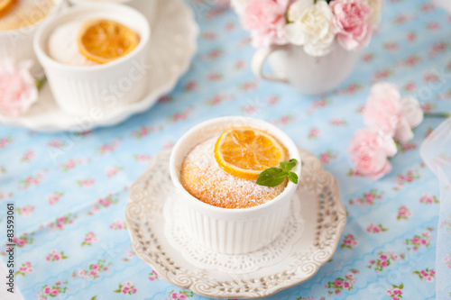 Lemon pudding cake