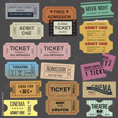 Great tickets collection
