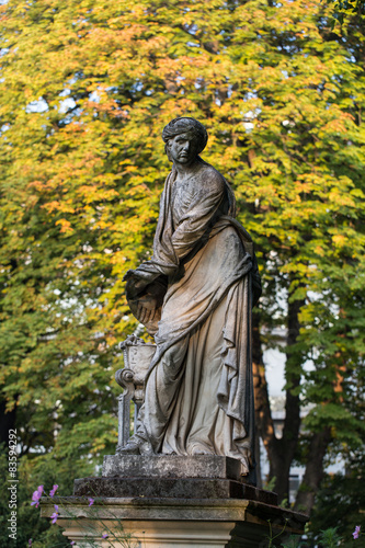 Paris - Luxembourg Gardens. .L'Hiver Sculpture by Michel Anguier