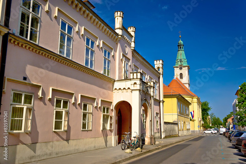 Historic architecture of town Bjelovar