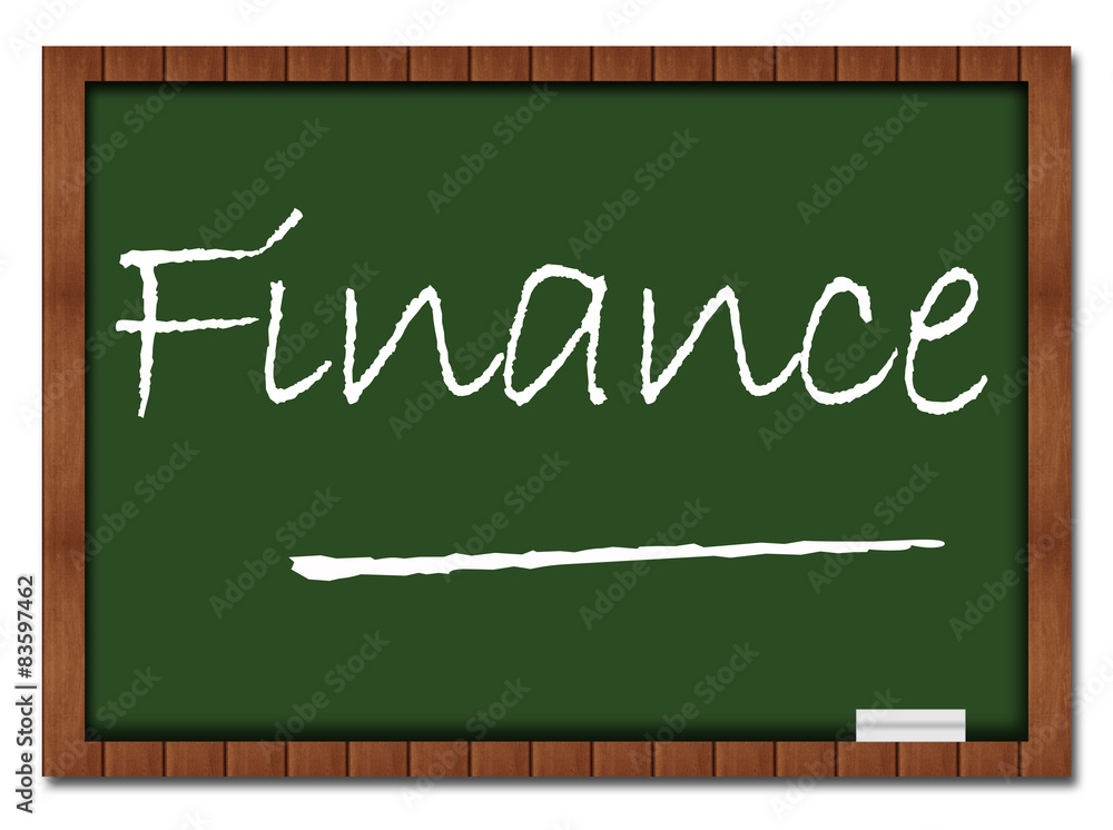Fototapeta premium Finance Classroom Board 