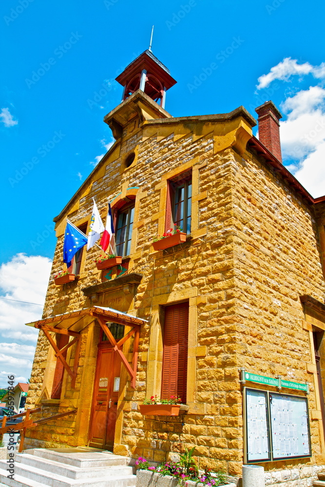Naklejka premium mairie d'albigny sur saône