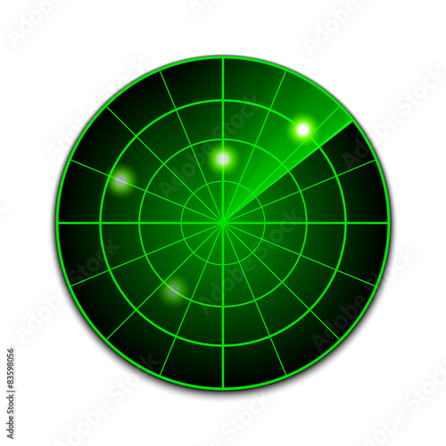 Vector radar icon