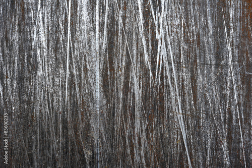 Brushed steel sheet with scratches background, texture