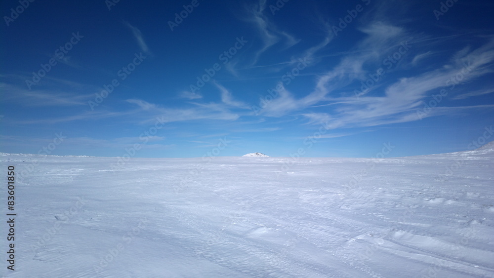 deep snow landscape