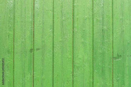 Empty wood background at lime green