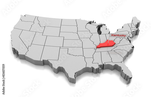 Map of Kentucky