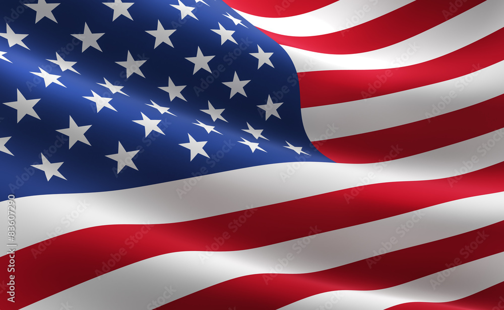 Fototapeta premium Flag of the United States of America
