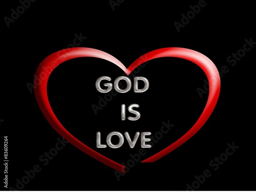 God is love, symbol