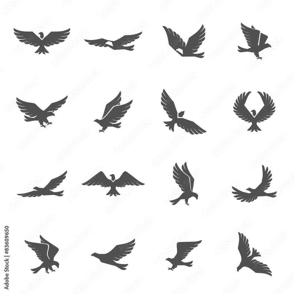 Eagle Icons Set Eagle Icons Set