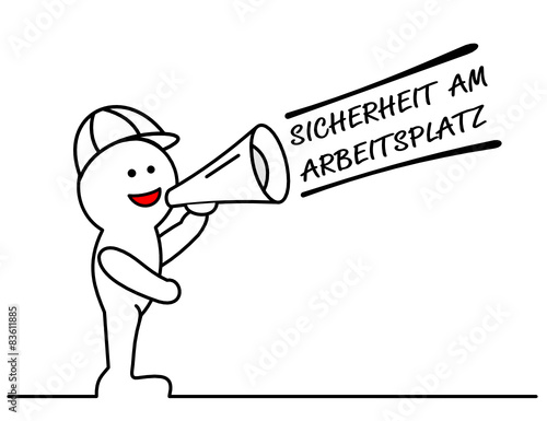 Strichmännchen Arbeitssicherheit
