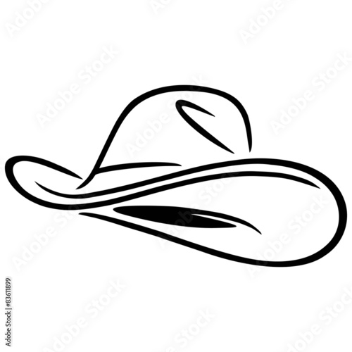 Cowboy Hat Abstract 