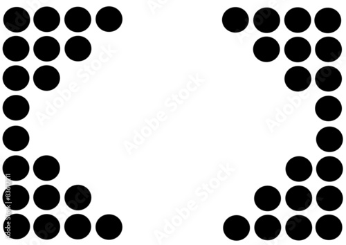 sfondo cerchi bianco nero