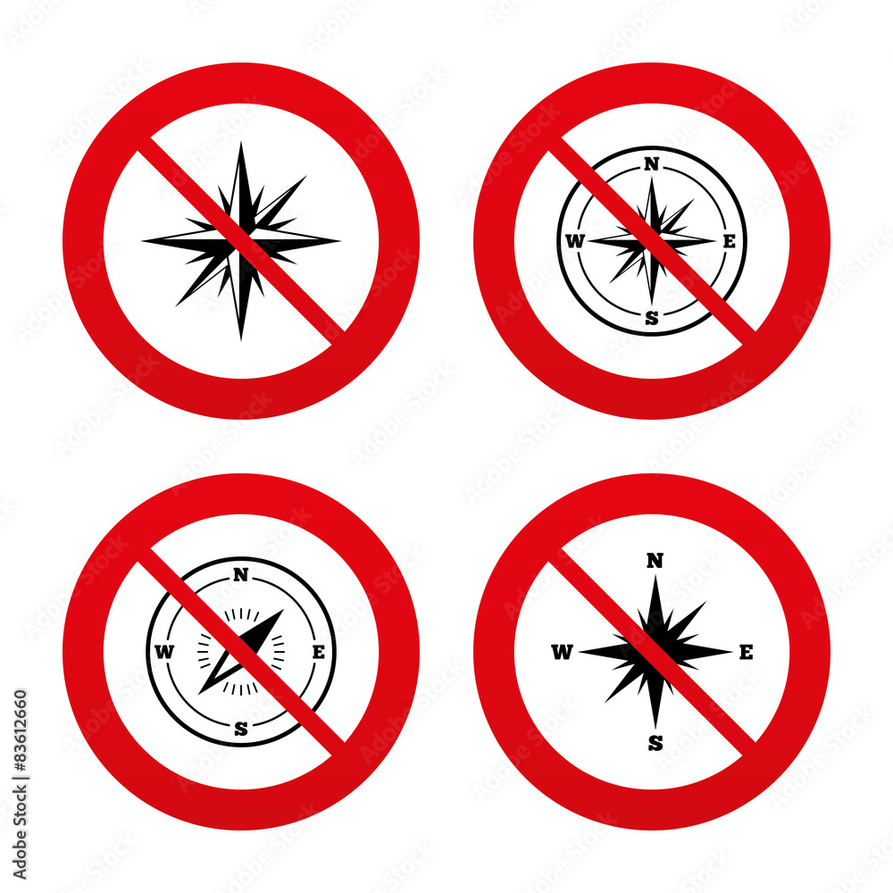 Windrose navigation icons. Compass symbols. Windrose navigation icons. Compass symbols.