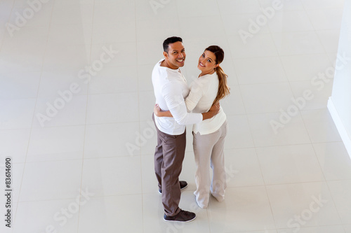 couple in their new house