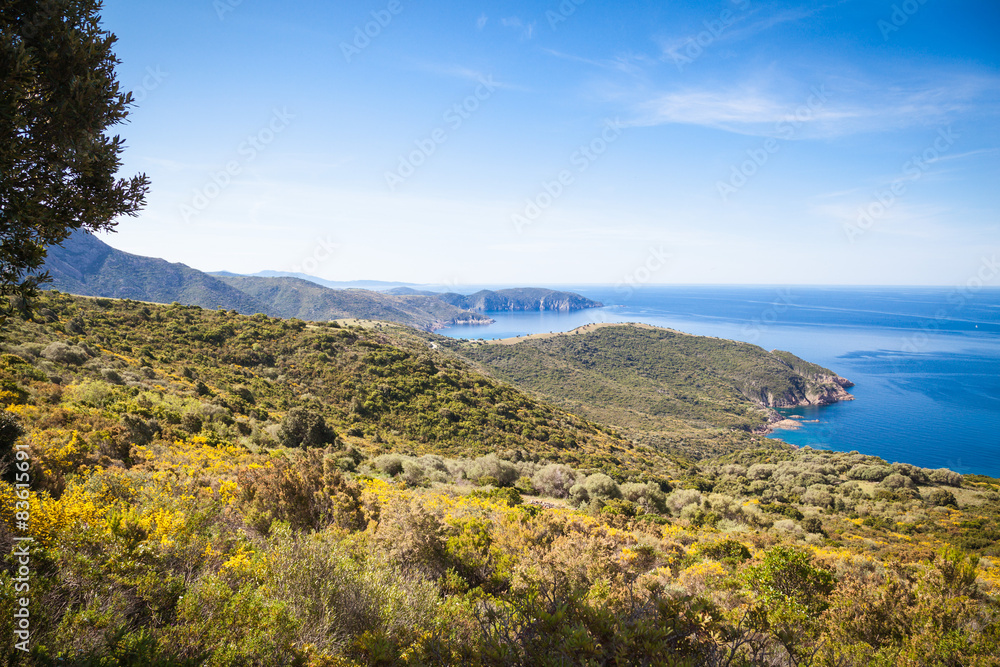 Landschaften und Küsten bei Porto, Korsika