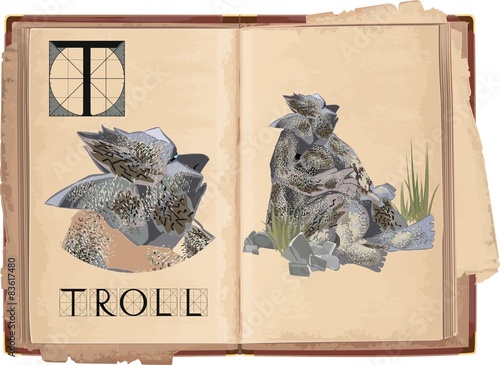 letter T with Troll