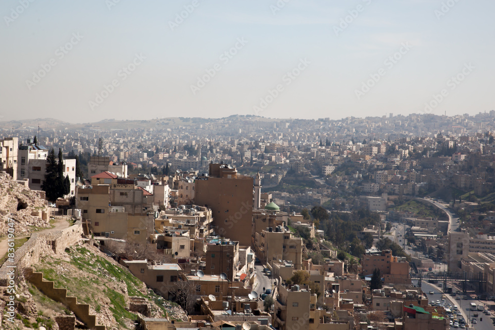 Amman, Jordan, viewed from the Citadel