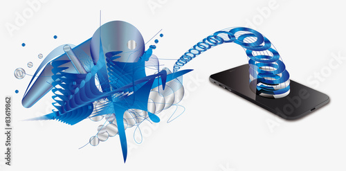 Smartphone Vector Concept illustration