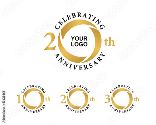 anniversary gold logo 10 20 30