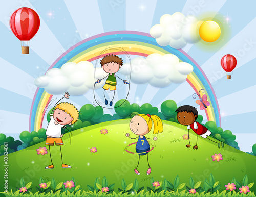 Children and park