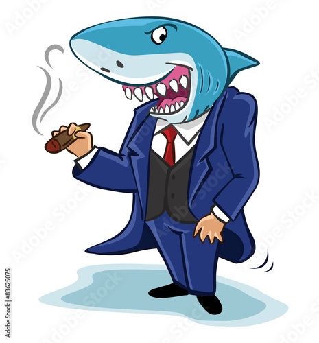 Shark businessman