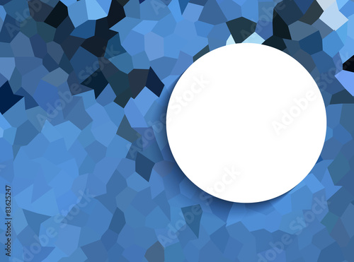 abstract blue polygon background