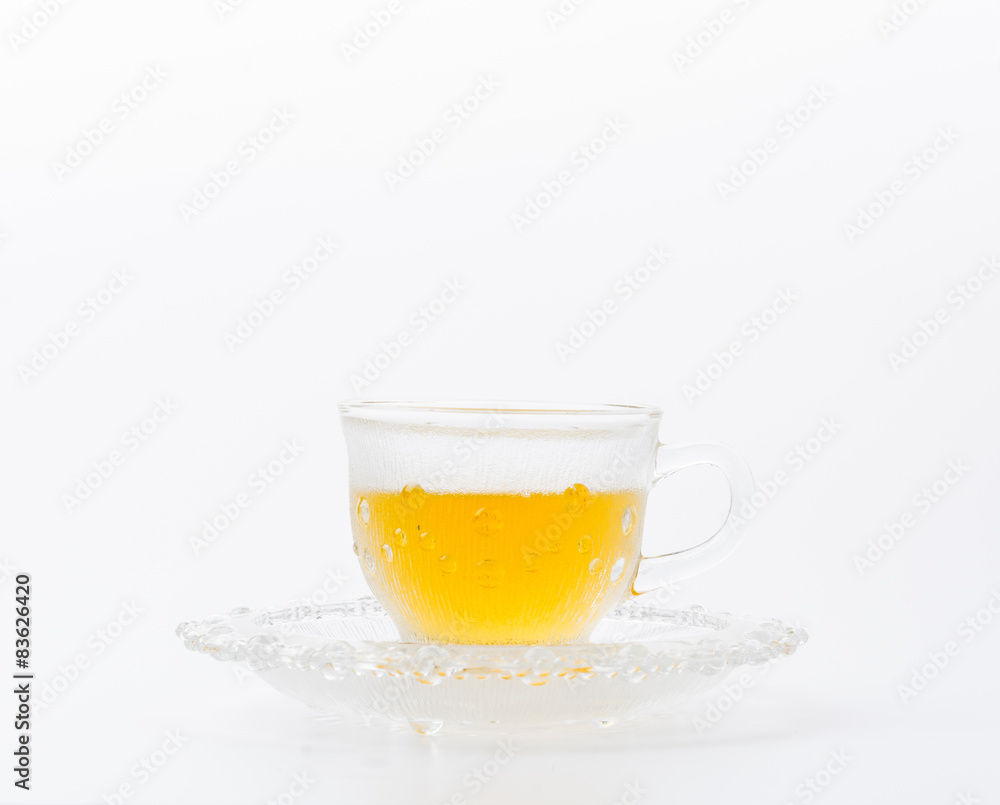Glass cup of tea Glass cup of tea